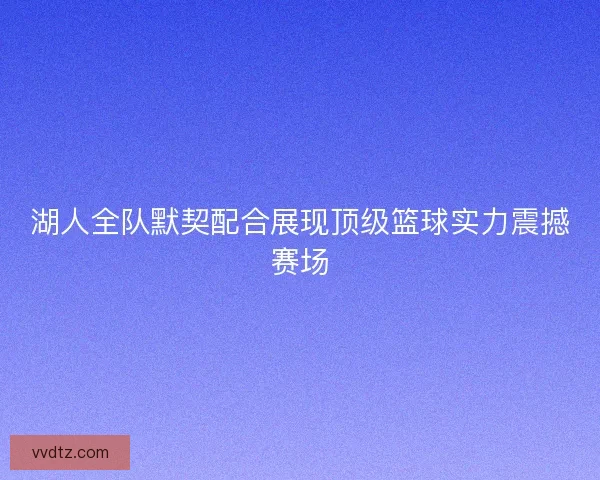湖人全队默契配合展现顶级篮球实力震撼赛场